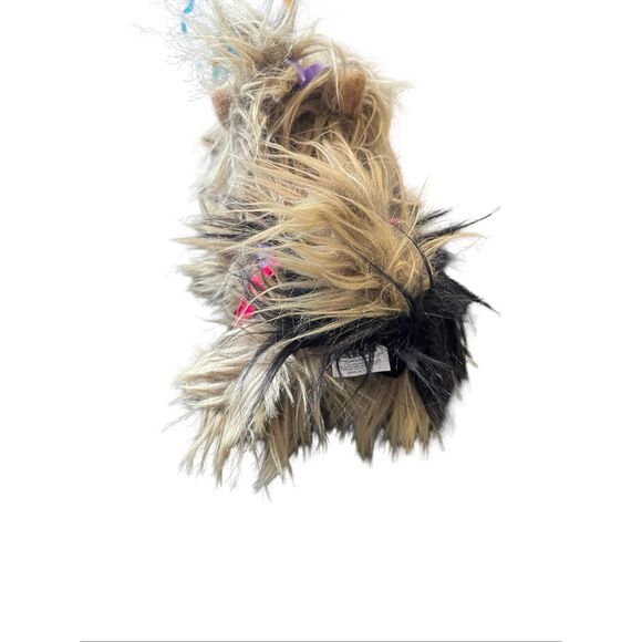 Battat Black Brown Pink Blue Scarf Pucci Pups Yorkshire Terrier Plush Stuffed An - Picture 6 of 11
